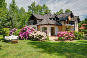 Picture of beautiful village house with garden