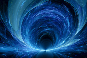 Time tunnel computer generated abstract fractal background