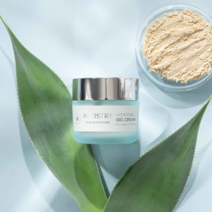 Hydrating Gel Cream with the botanical,Blue Agave and the science ingredient,Rice Protein.