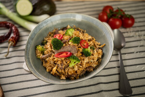 MENU GOLD_Smazena ryze s hovezim masem_basmati