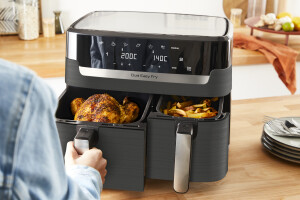 DUAL-EASY-FRY&GRILL-DARK GREY